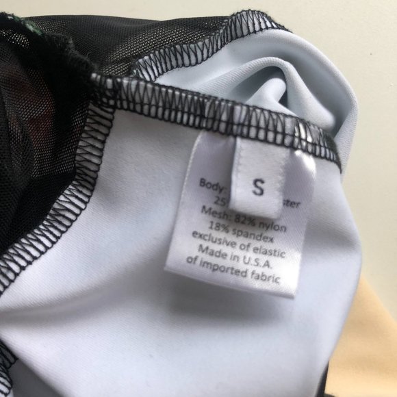 Floral Black and Pink Women's Swimsuit - Picture 3 of 3